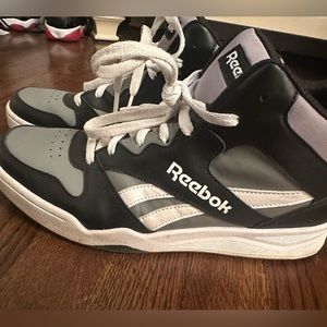 Men’s Black white gray Reebok sneakers